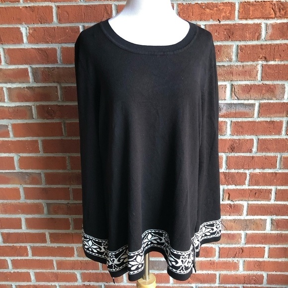 Kim Rogers Tunic Sweater - Size XL - Picture 1 of 8